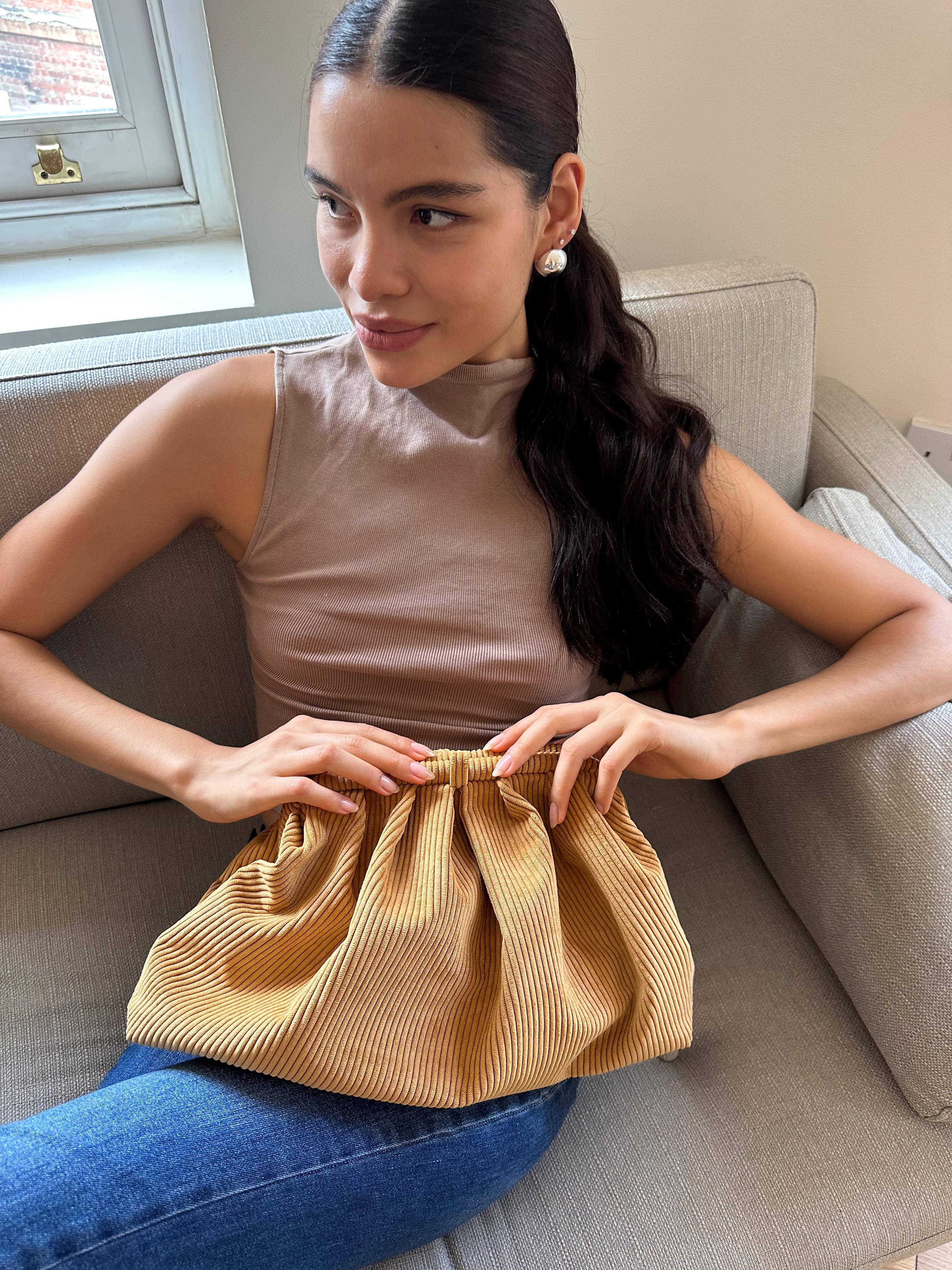 Lecce Clutch - Caramel