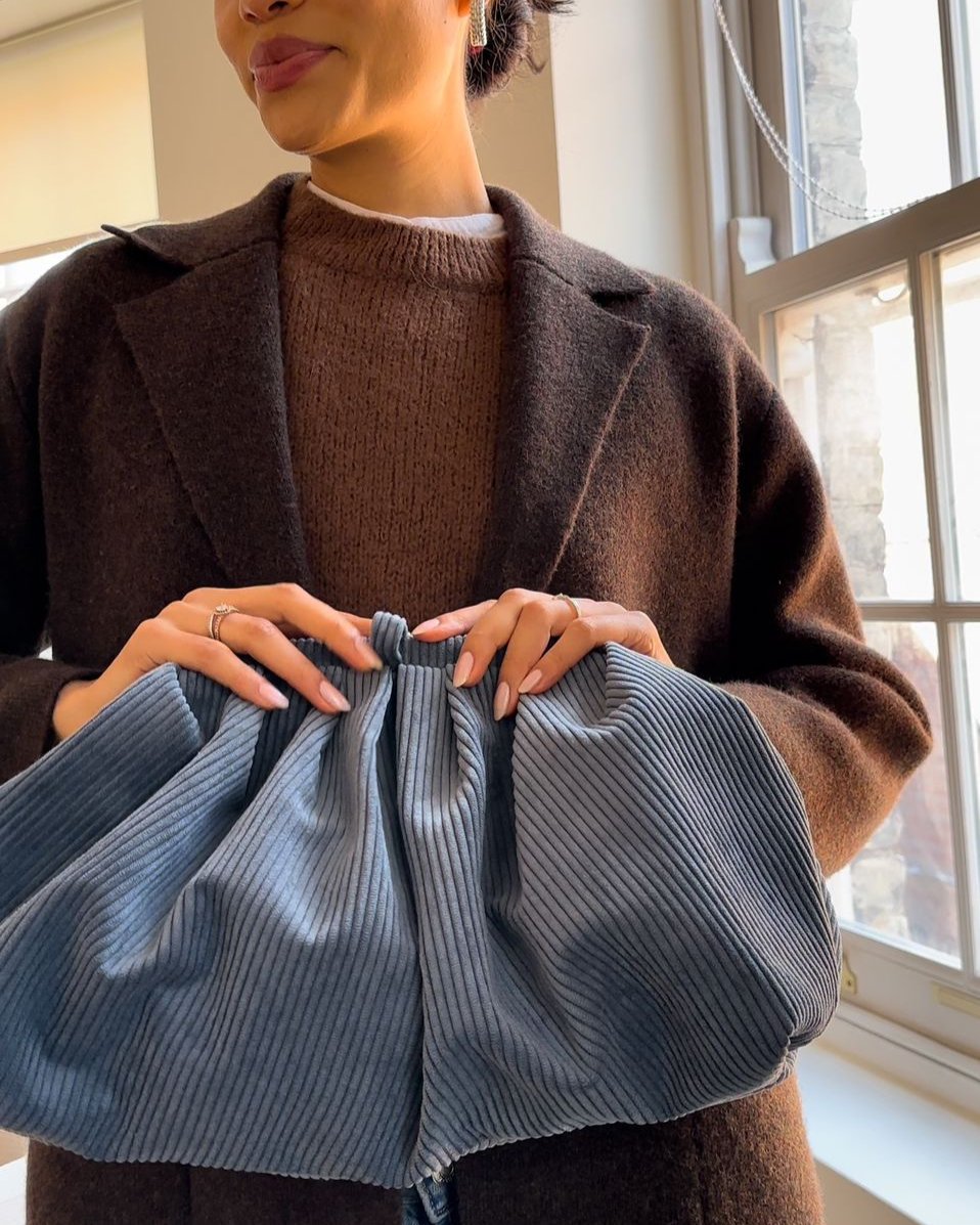 Lecce Clutch - Soft Denim Blue