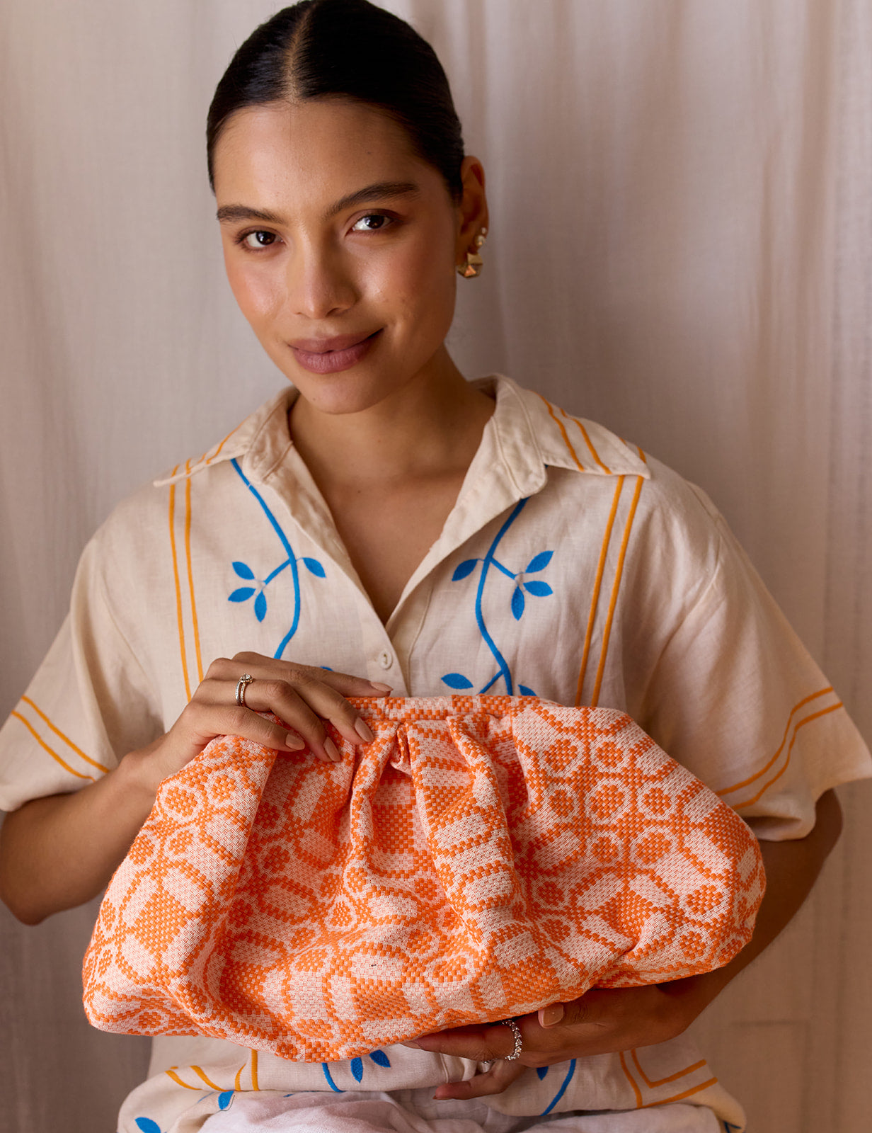 Fiore Clutch - Spritz Orange