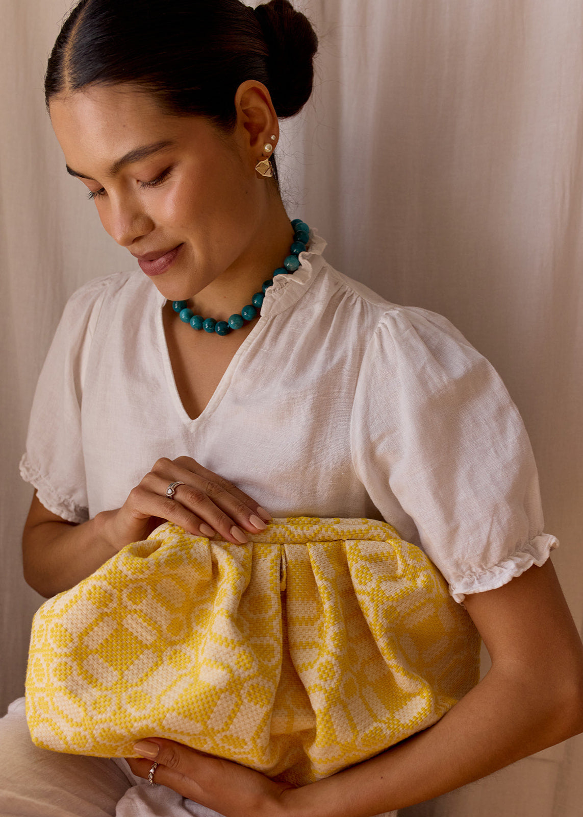 Fiore Clutch - Lemon Sorbet