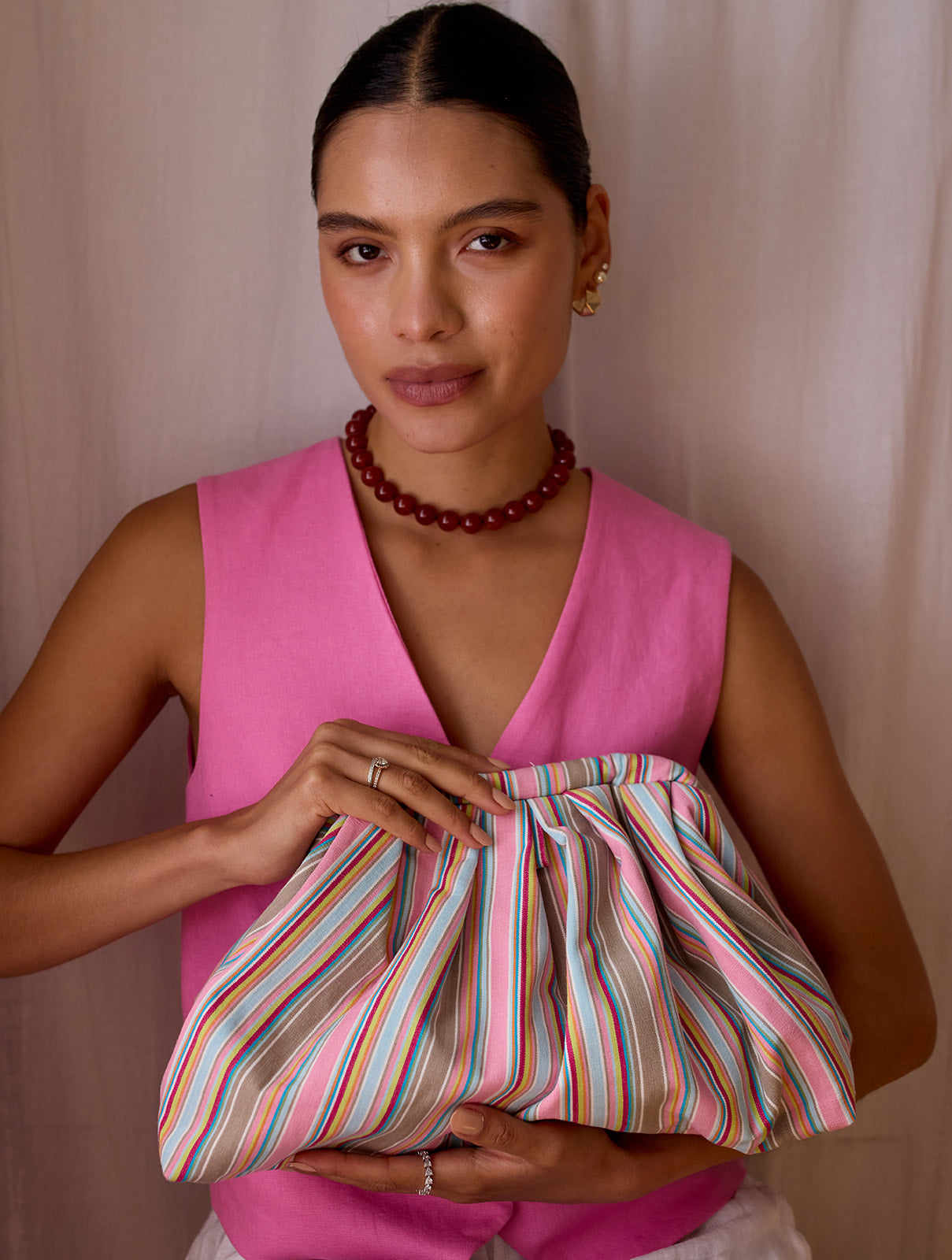 Riga Clutch - Pink Multi