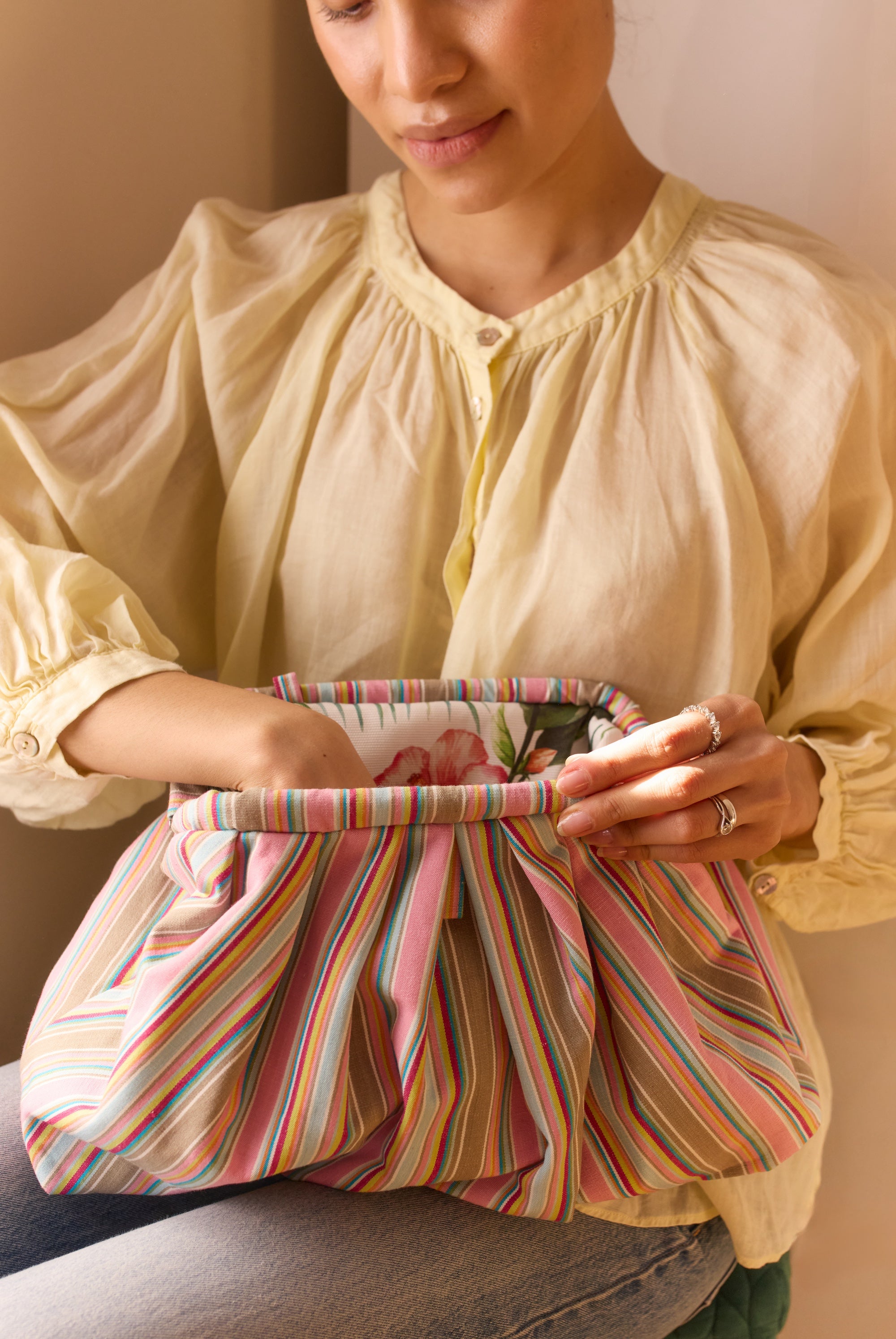 Riga Clutch - Pink Multi