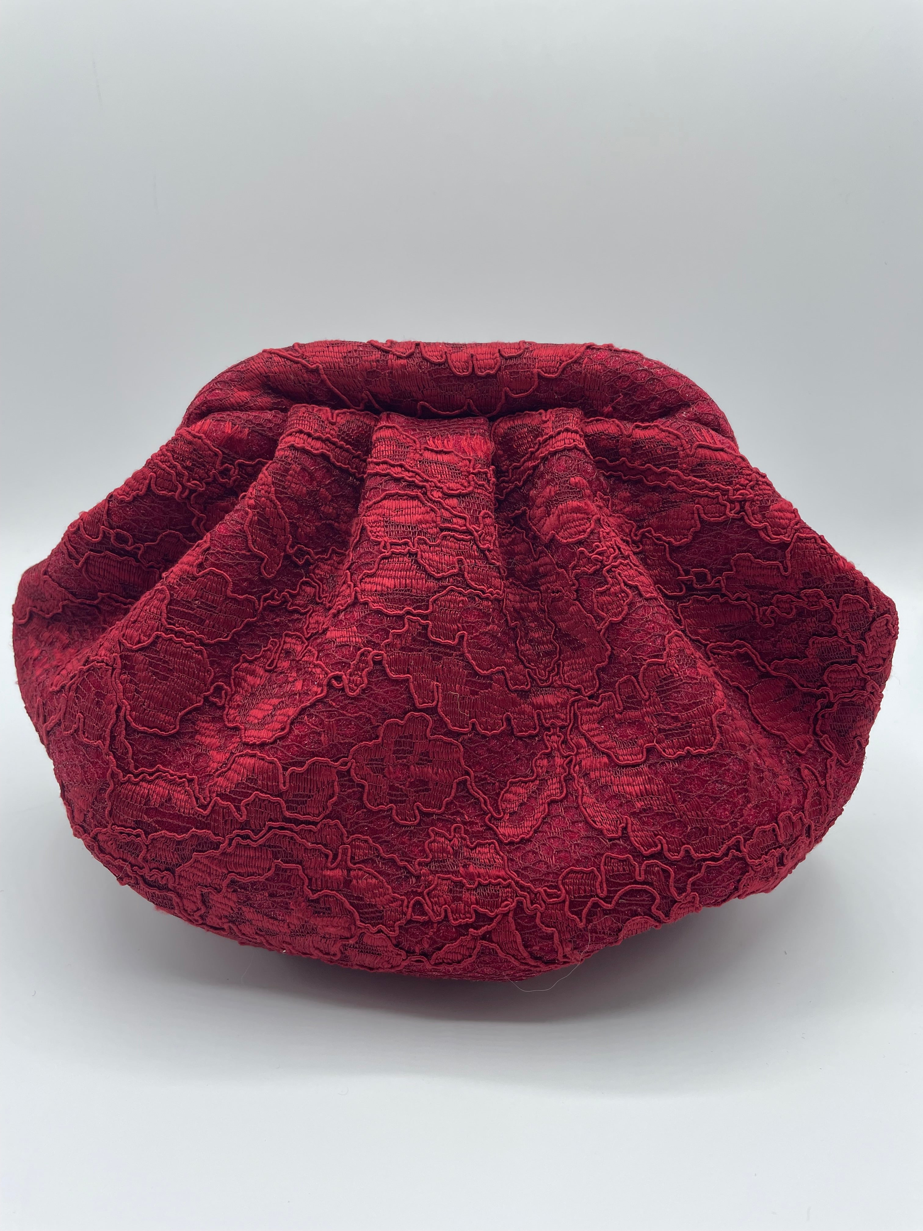 La Piccolina Clutch - Red Lace