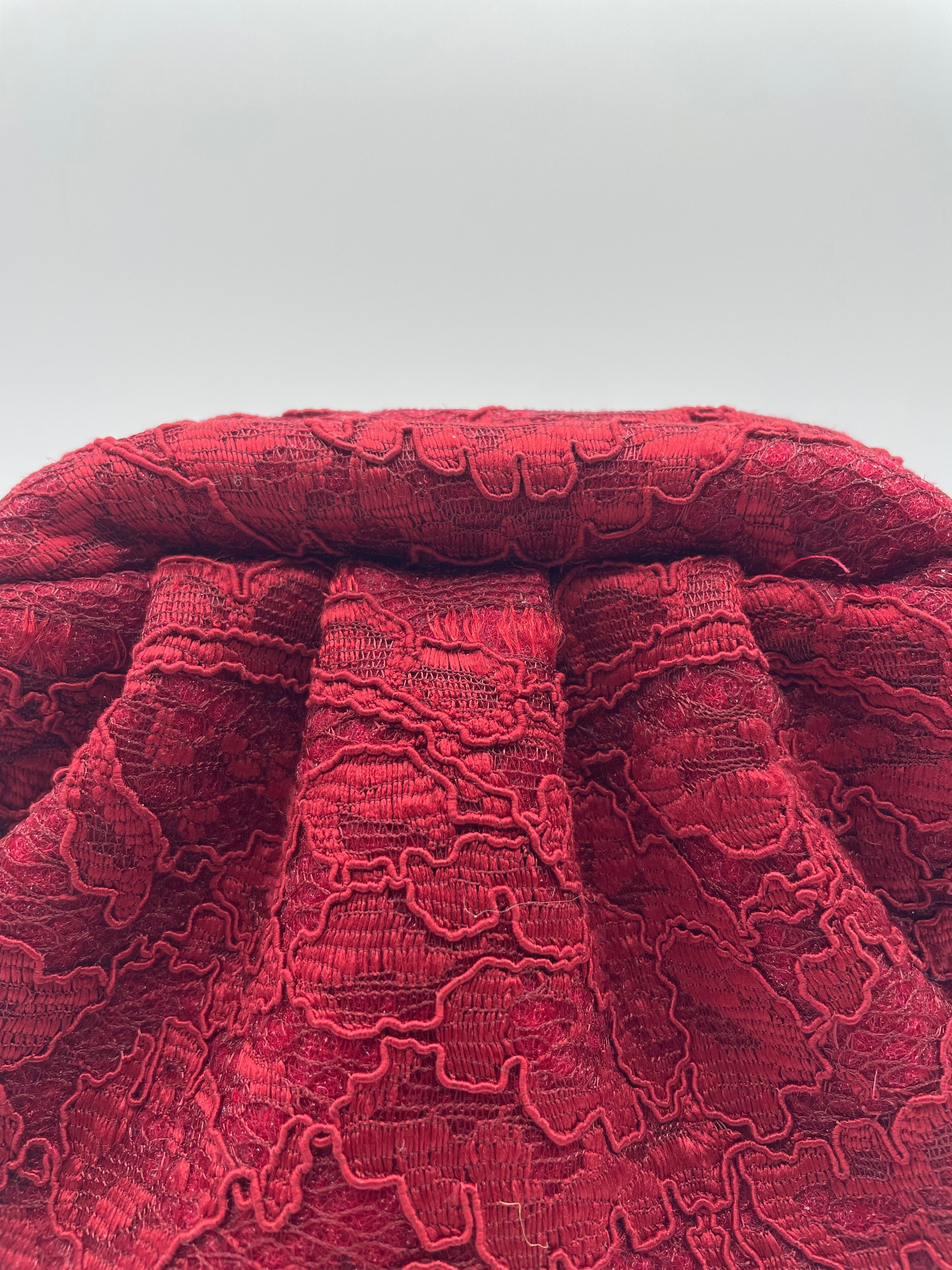 La Piccolina Clutch - Red Lace