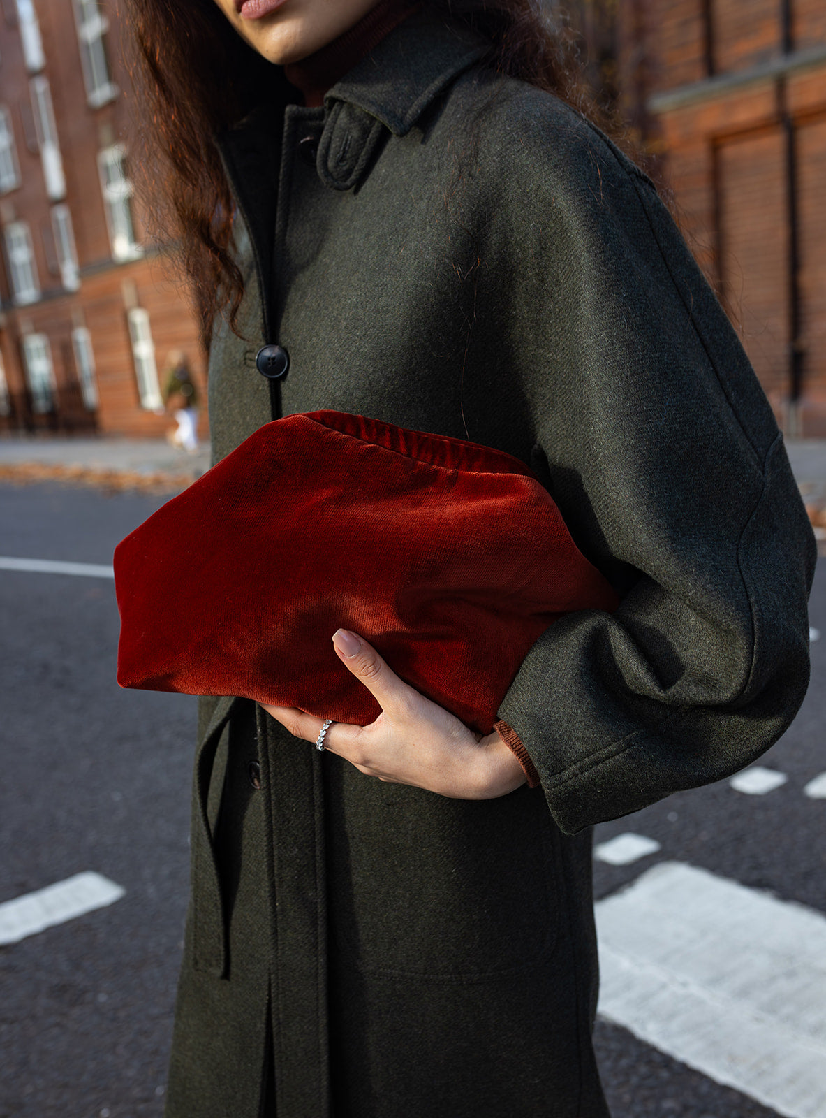 Florence clutch - Terracotta