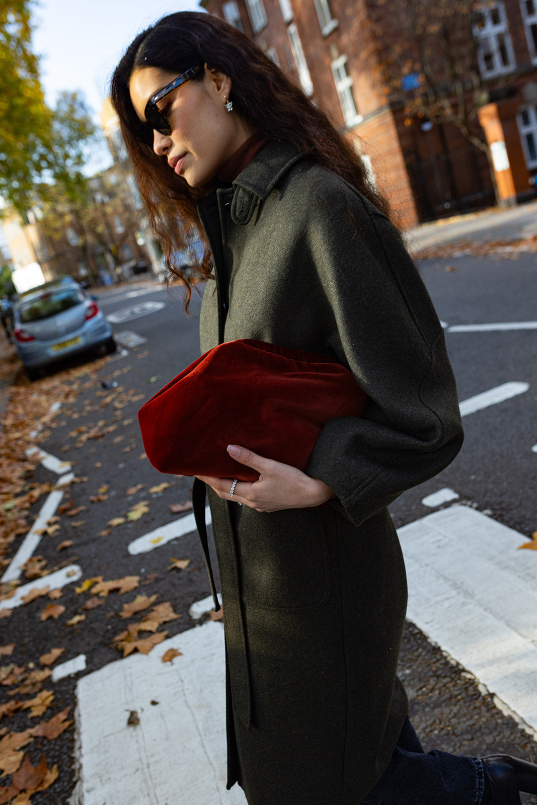 Florence clutch - Terracotta