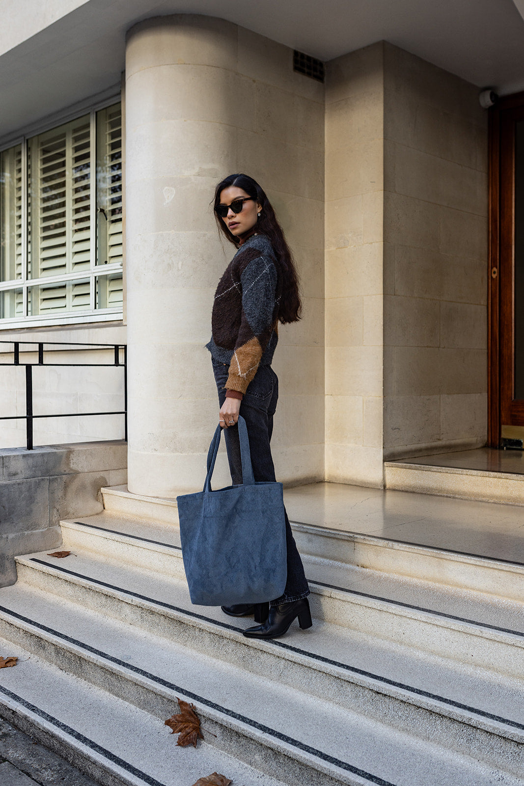 Kika Tote - Denim Blue