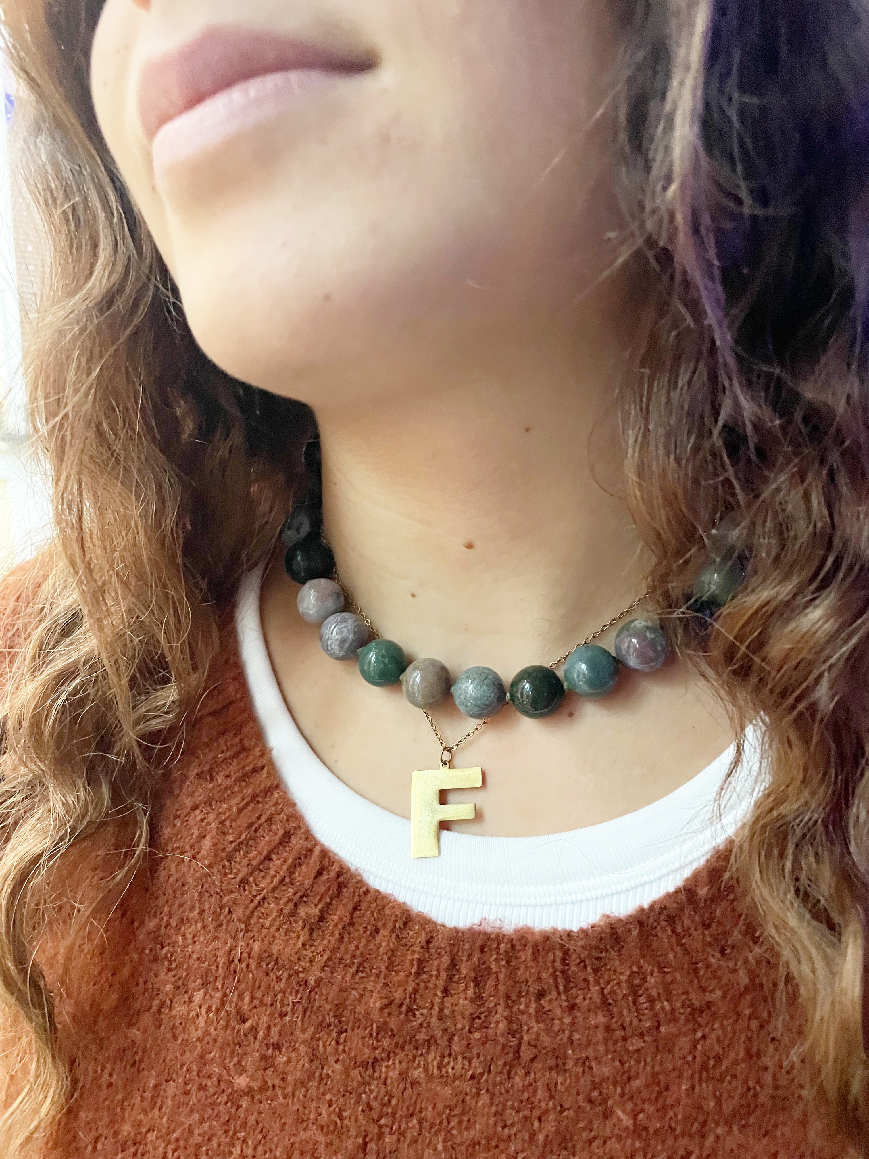 Pietre Necklace - Indian Agate