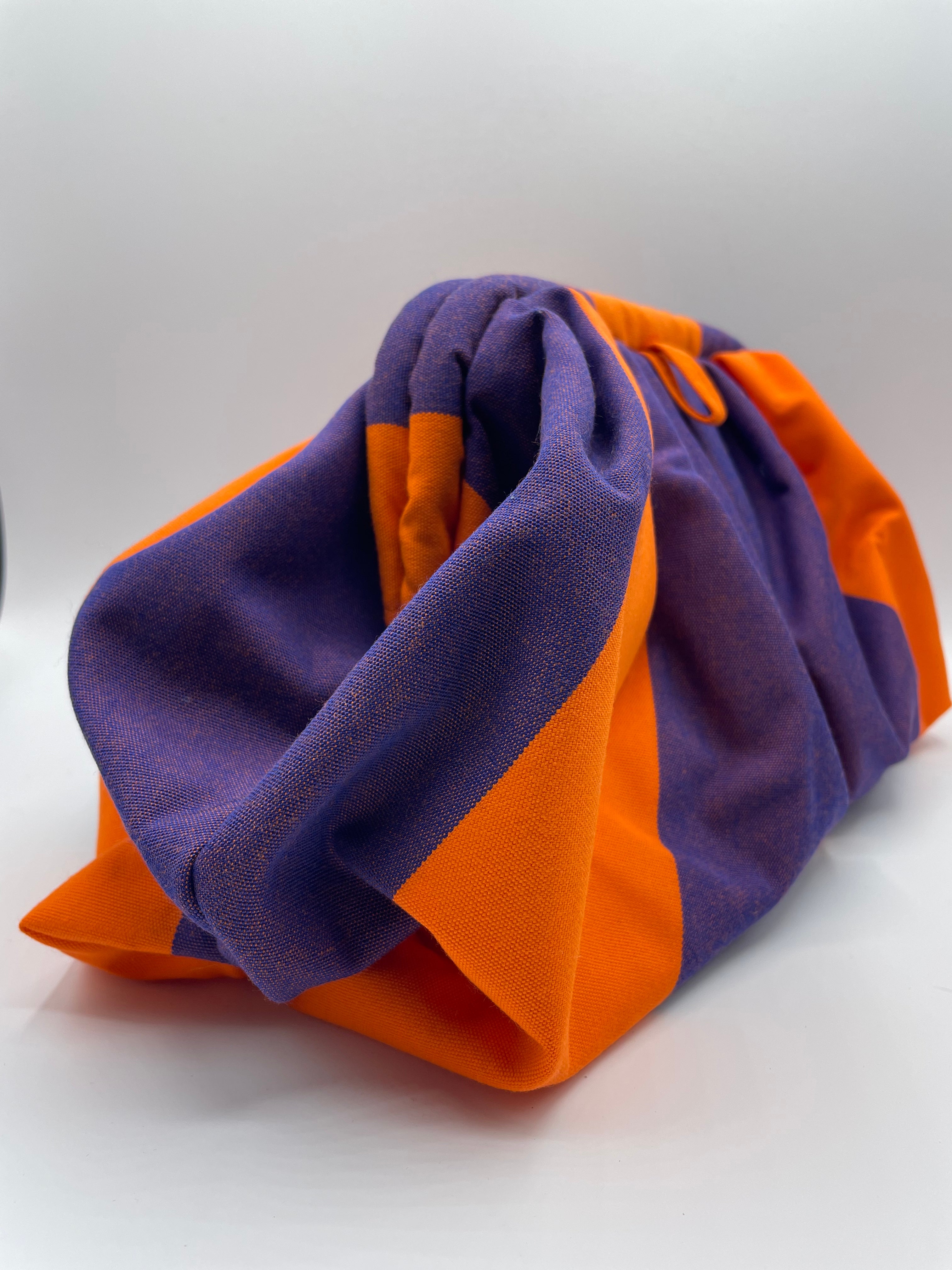 Riga Clutch - Purple/Orange