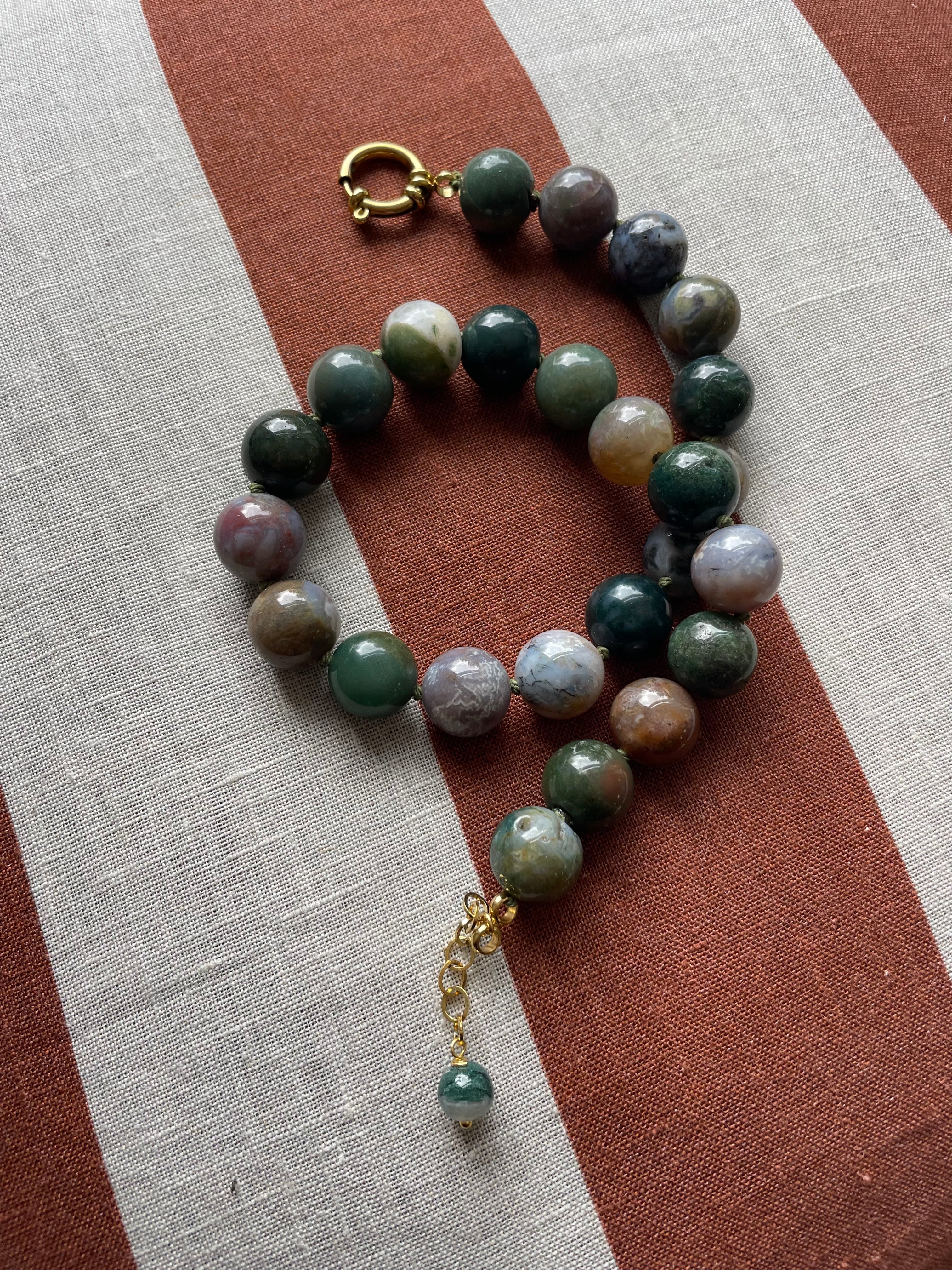 Pietre Necklace - Indian Agate