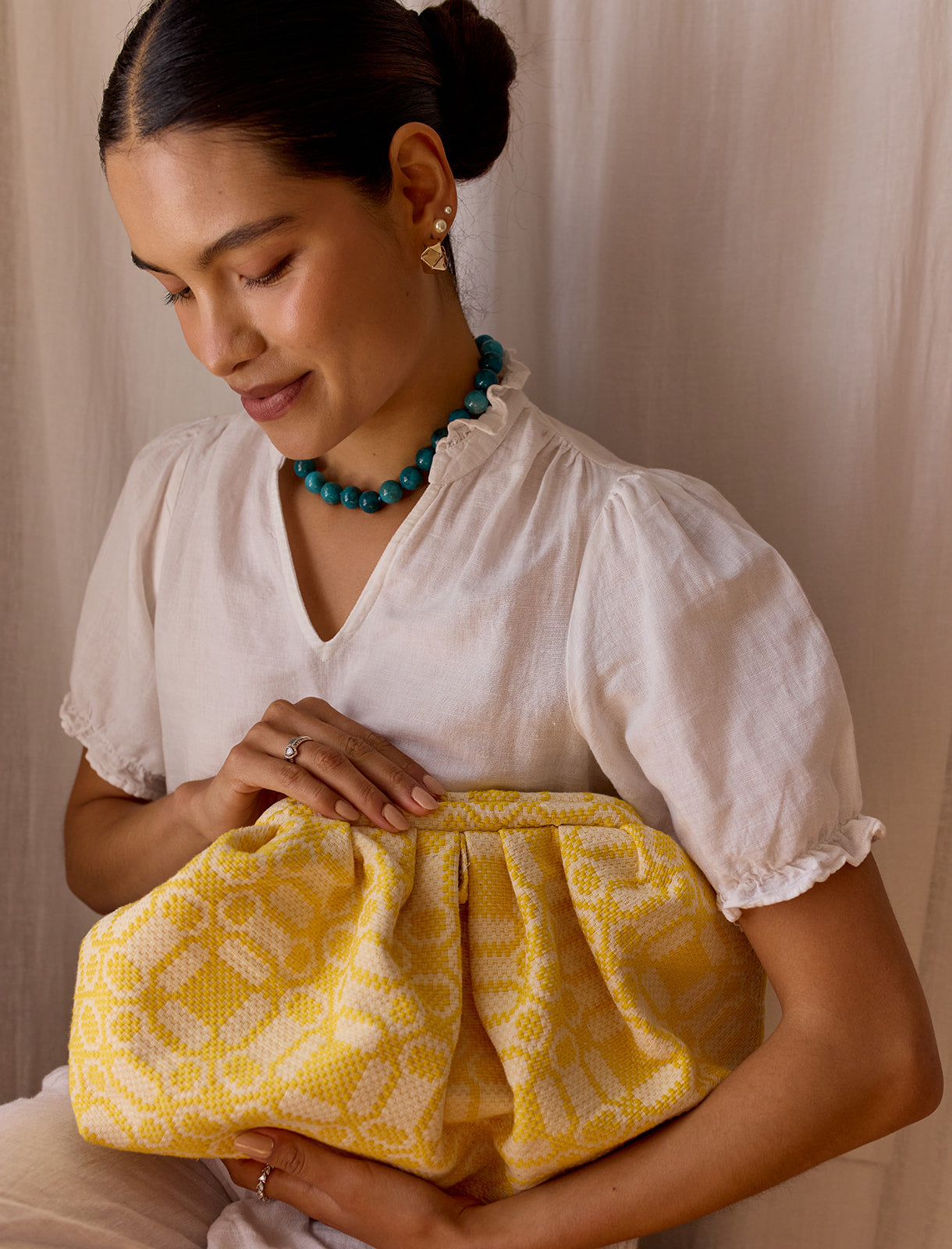 Fiore Clutch - Lemon Sorbet