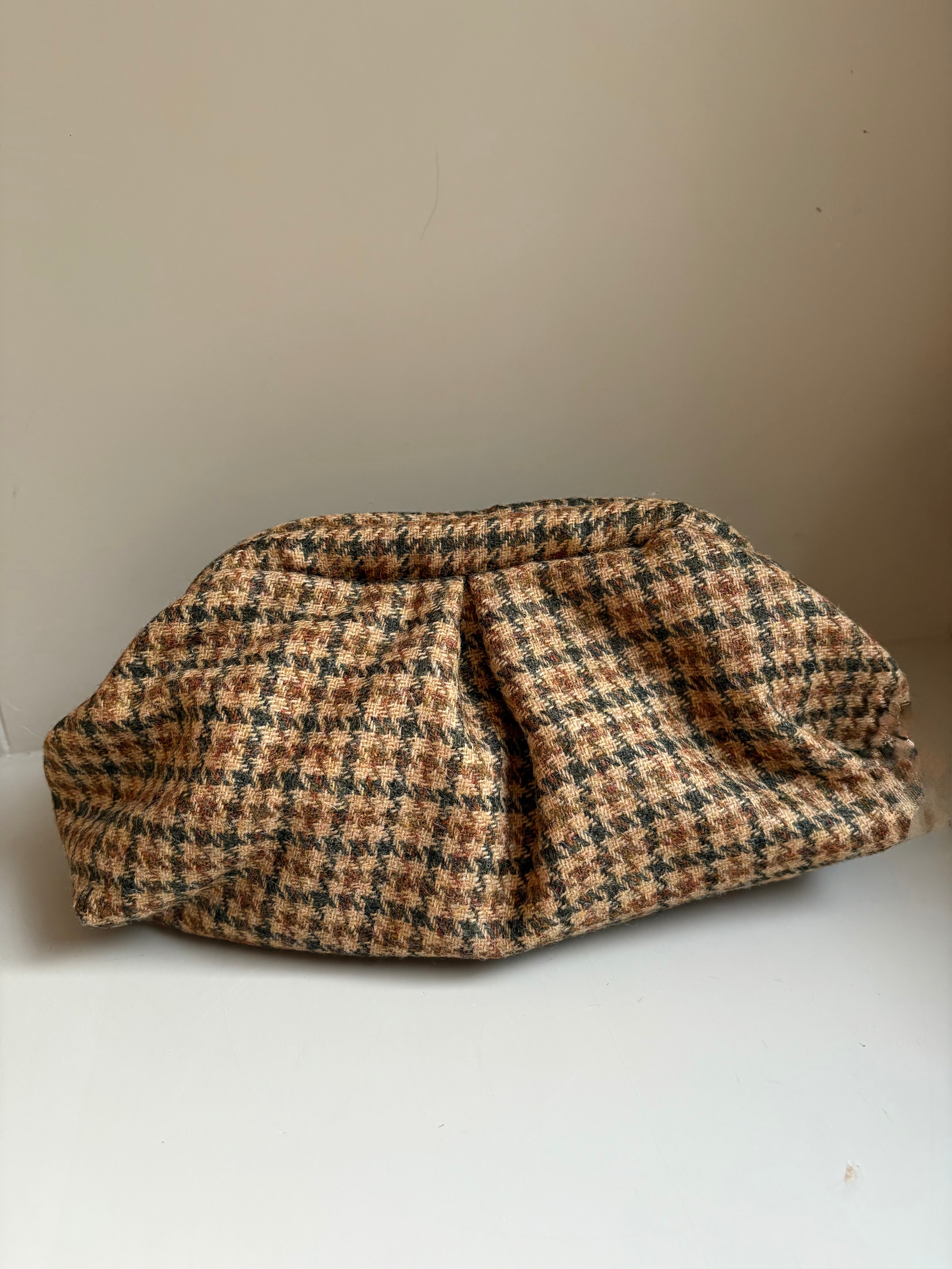 Minuta - pied de poule mini clutch